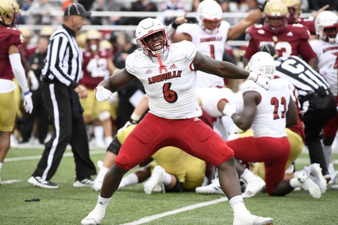 YaYa Diaby reacts after a play during the first half against the Boston College Eagles.