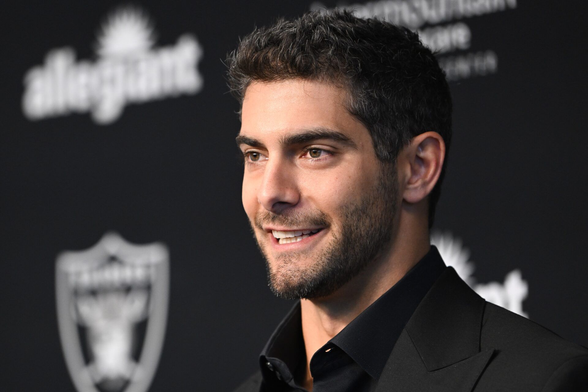 Jimmy Garoppolo speaks to the media at Intermountain Healthcare Performance Center.