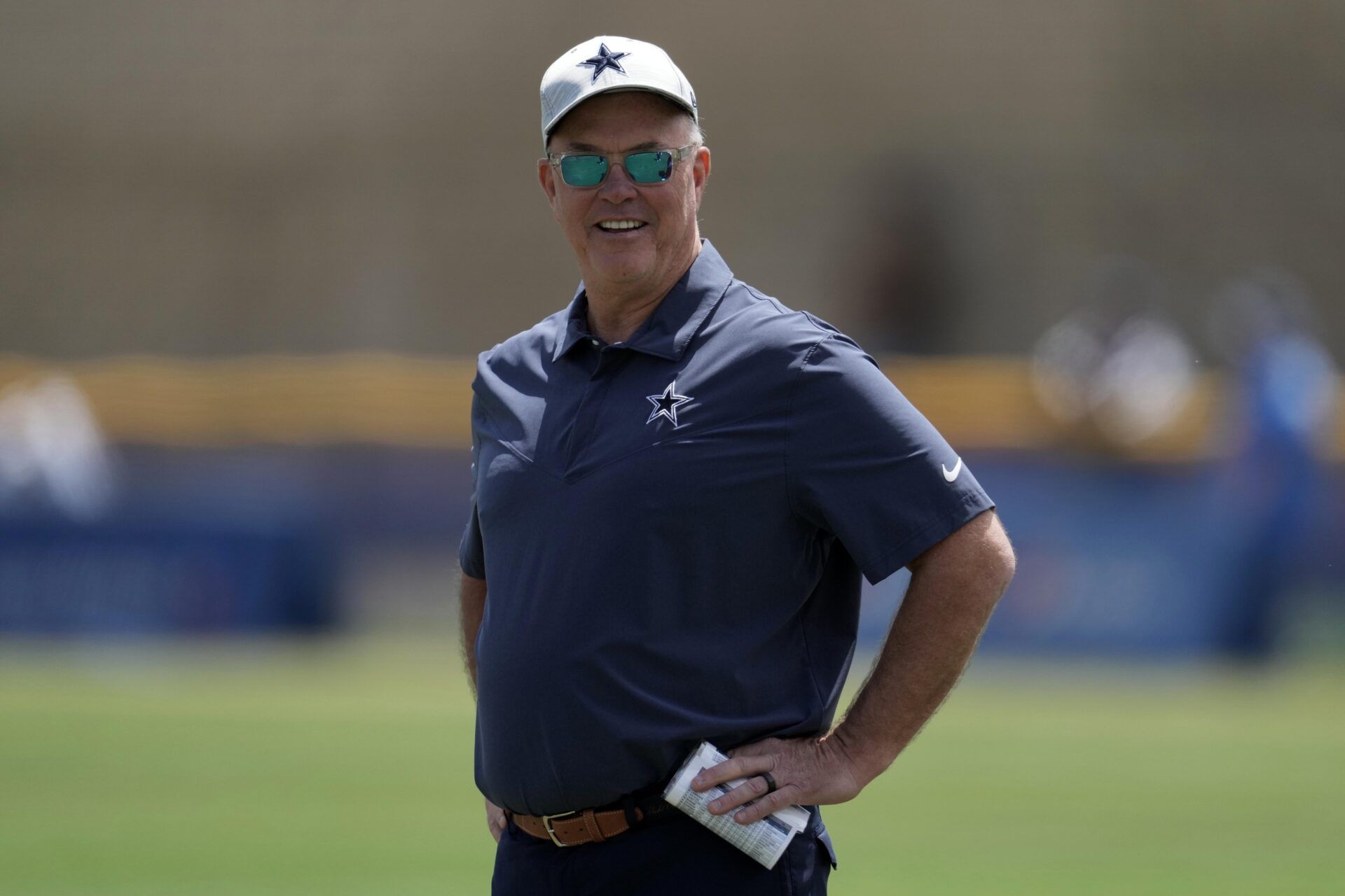 Dallas Cowboys chief operating officer Stephen Jones during training camp at the River Ridge Fields.