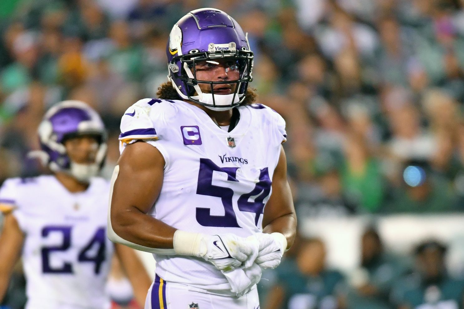 Eric Kendricks (54) against the Philadelphia Eagles at Lincoln Financial Field.