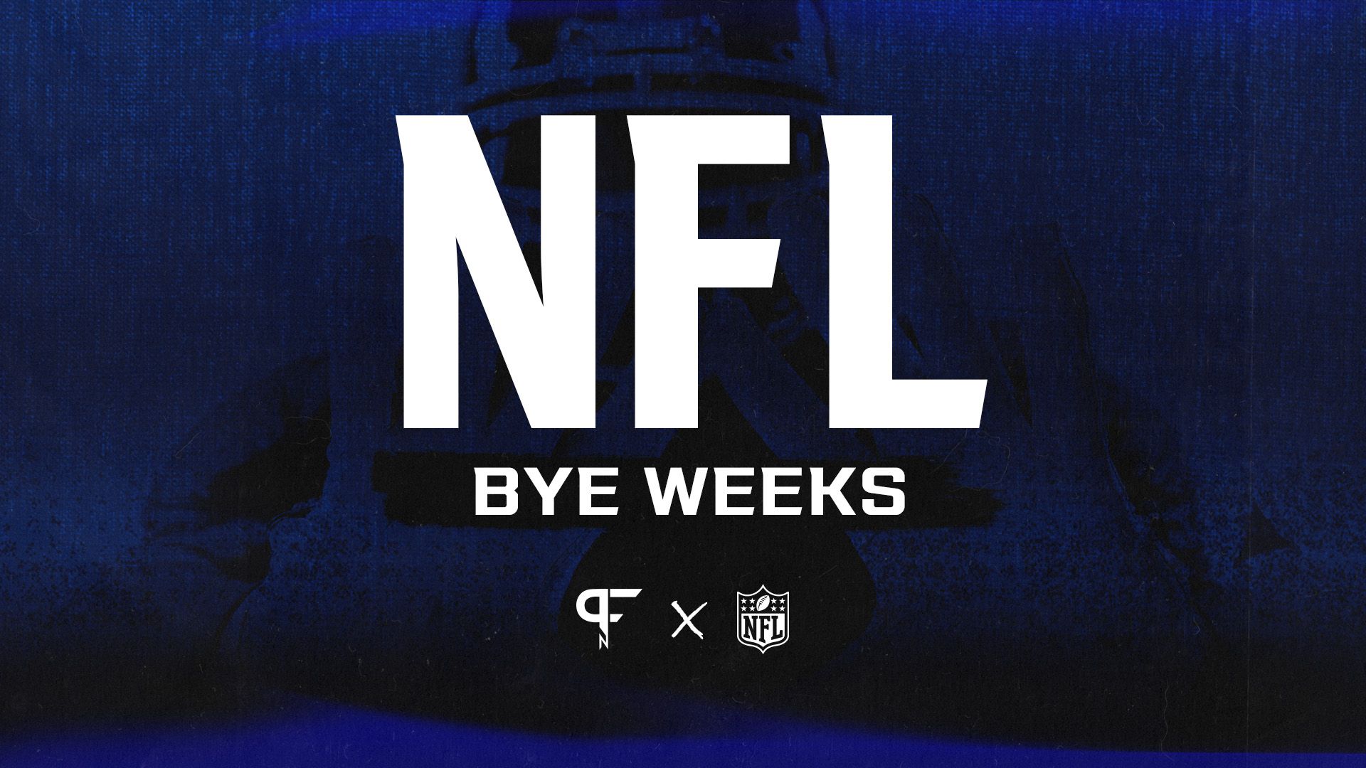 NFL Bye Weeks Schedule