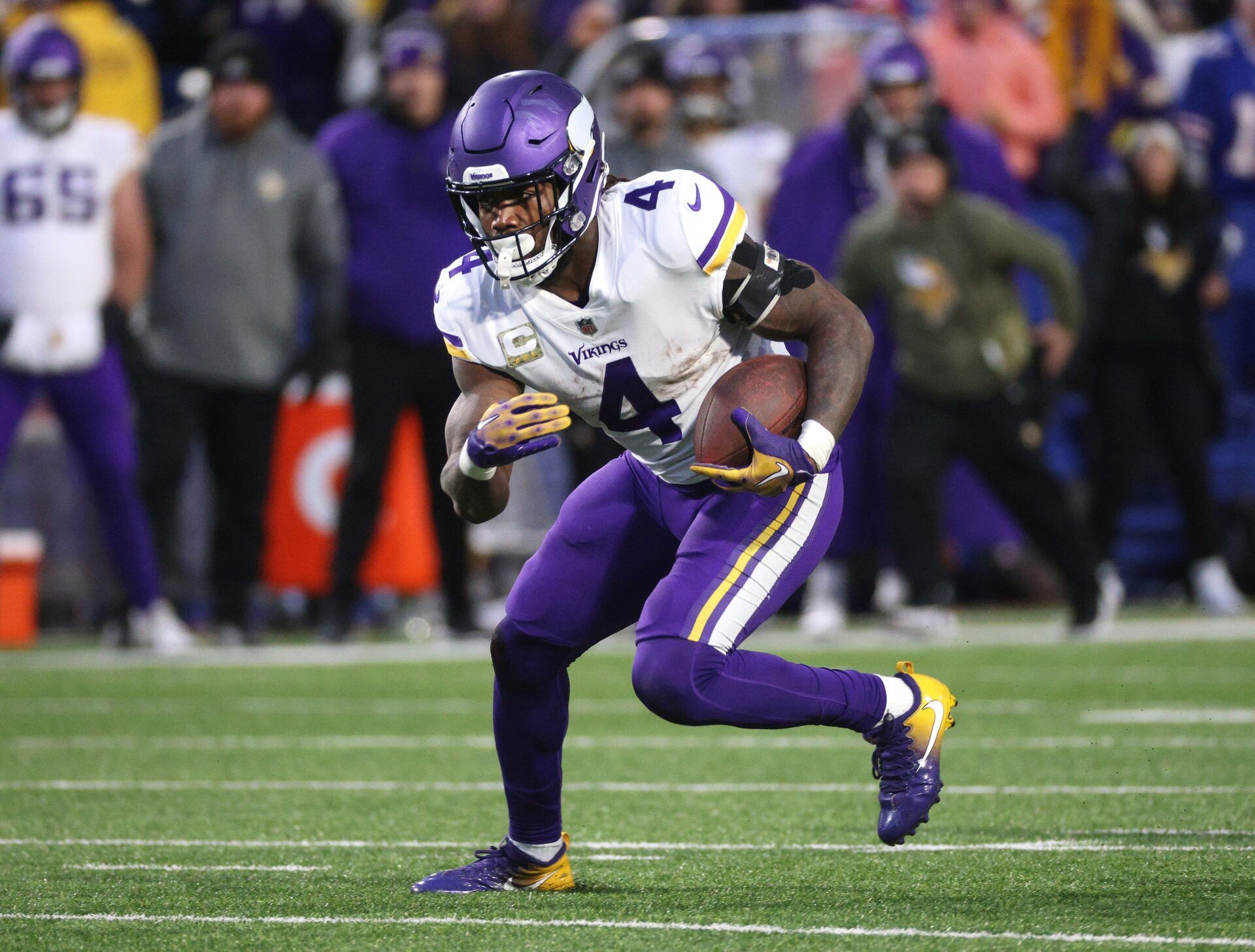 Dalvin Cook in the open field against the Buffalo Bills.