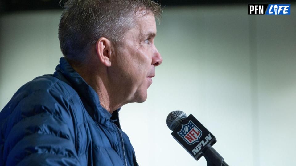 Sean Payton Talks at NFL Media Day.