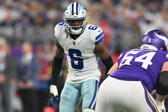 Donovan Wilson (6) in action against the Minnesota Vikings during the game at U.S. Bank Stadium.