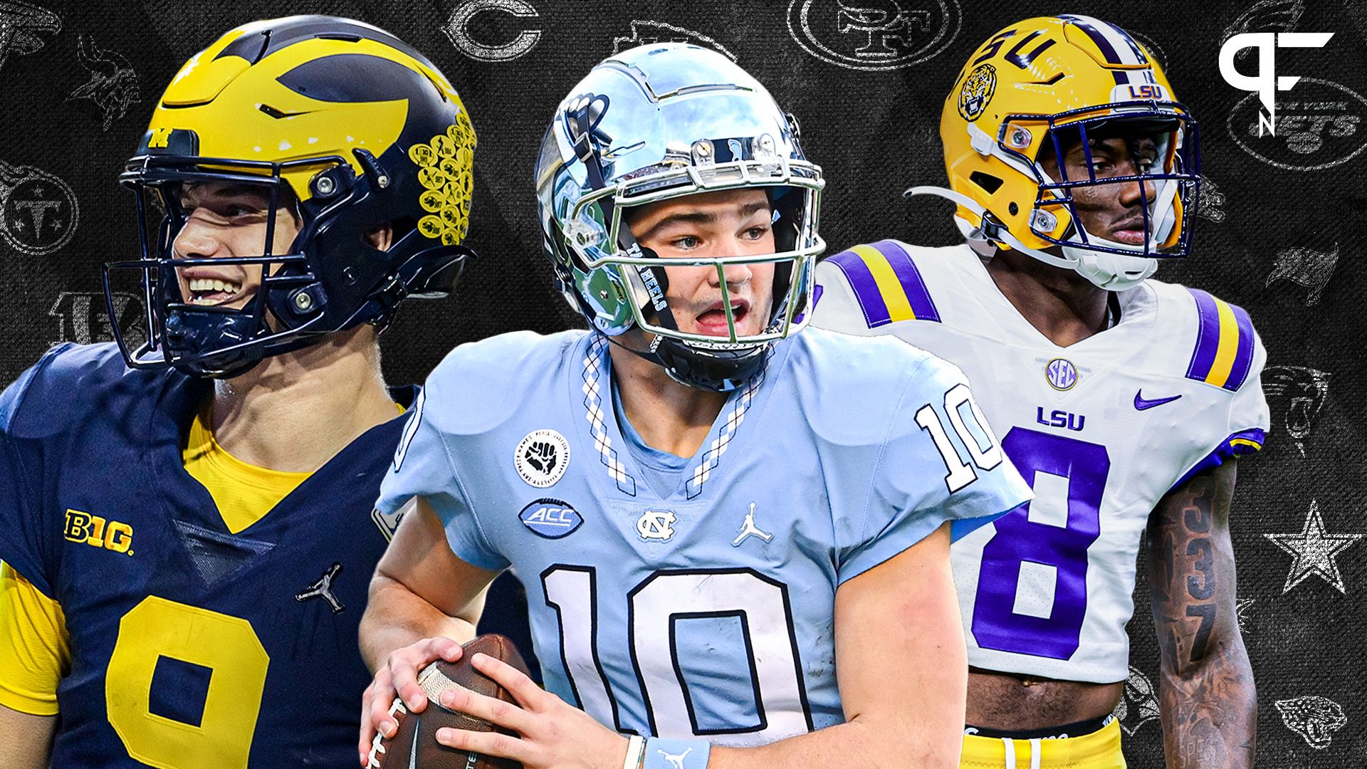 7-Round 2024 NFL Mock Draft: Trades for Drake Maye, Malik Nabers, and Quinn Ewers Define the First Round