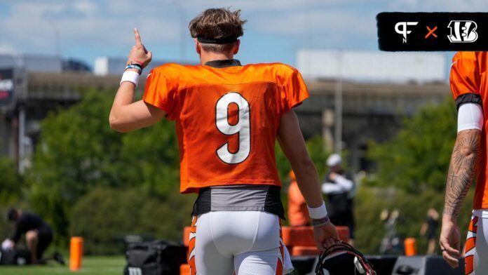 Cincinnati Bengals quarterback Joe Burrow returns to practice Wednesday, August 30, 2023 as the team prepares for the season opener against the Browns Burrow suffered a calf injury on July 27, has not participated in practice publicly, but did go through his normal pregame warmup before the Bengals' preseason opener against the Green Bay Packers on Aug. 11.