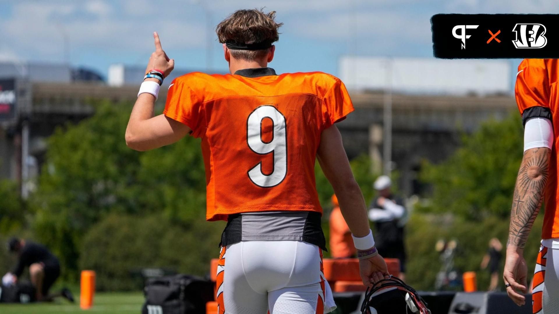 Cincinnati Bengals quarterback Joe Burrow returns to practice Wednesday, August 30, 2023 as the team prepares for the season opener against the Browns Burrow suffered a calf injury on July 27, has not participated in practice publicly, but did go through his normal pregame warmup before the Bengals' preseason opener against the Green Bay Packers on Aug. 11.