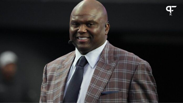 ESPN analyst Booger McFarland during the Pro Bowl Games at Allegiant Stadium..