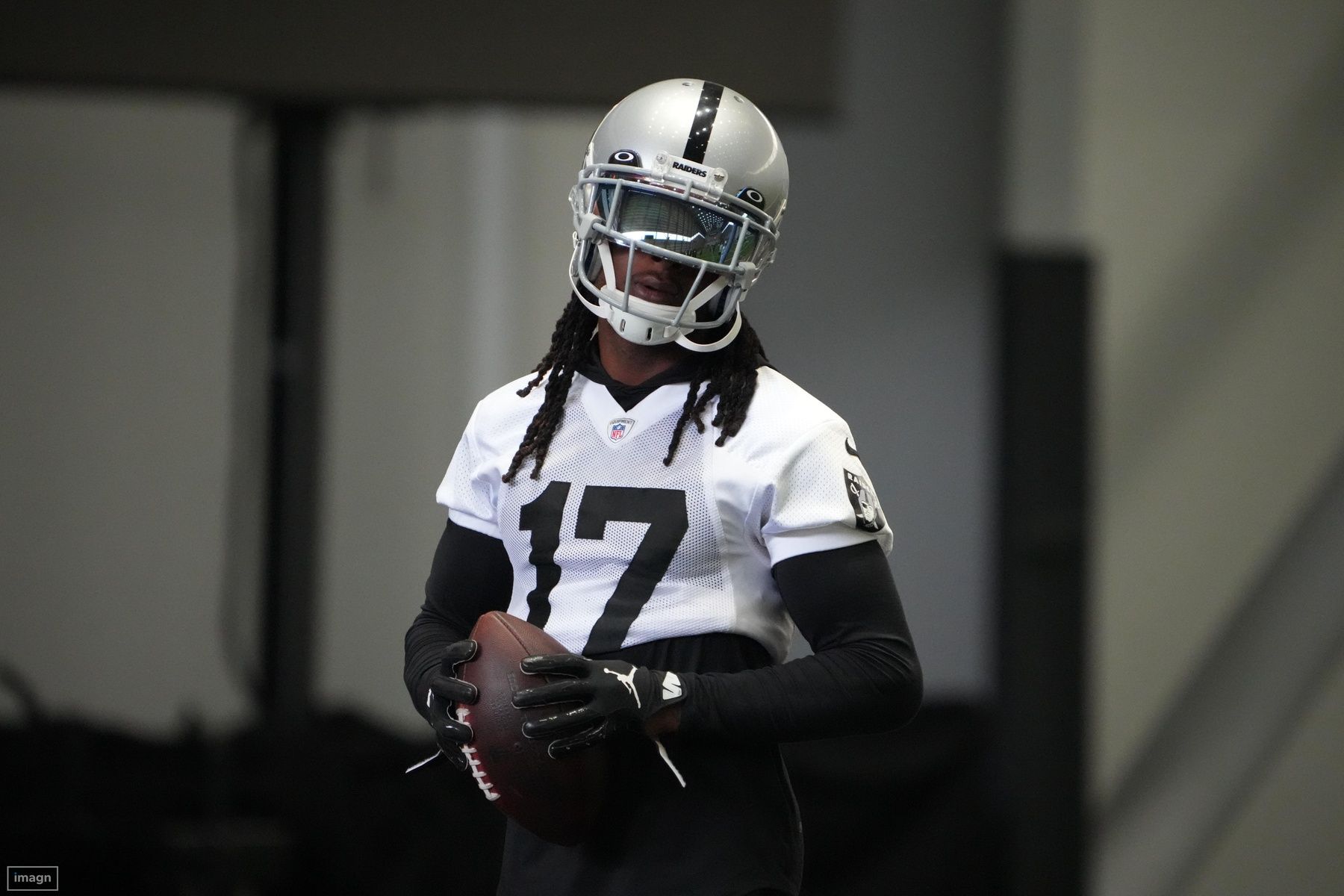 Davante Adams (17) during training camp at the Intermountain Health Performance Center.