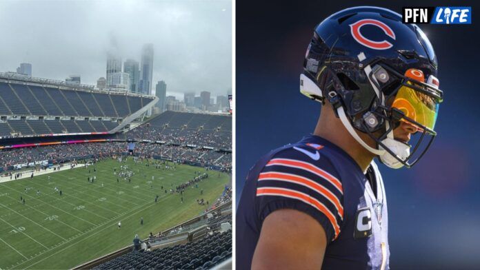 Bears stadium on family night, via Nathan Marzion.