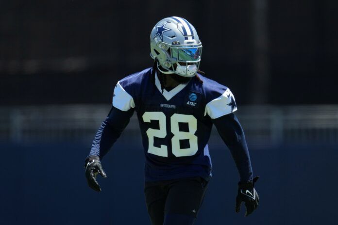 Malik Hooker (28) during training camp at Marriott Residence Inn-River Ridge Playing Fields.