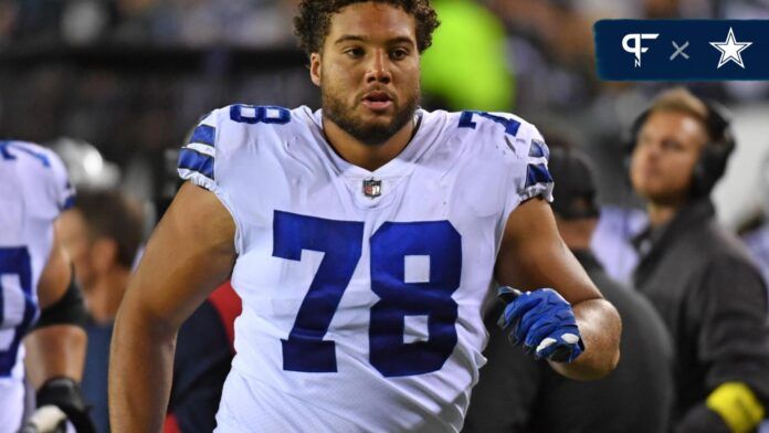 Dallas Cowboys offensive tackle Terence Steele (78) against the Philadelphia Eagles at Lincoln Financial Field.