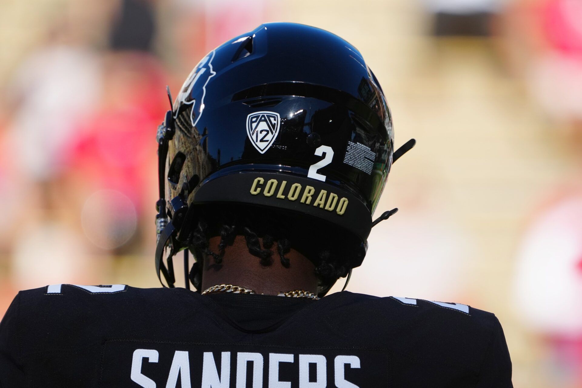 Colorado Buffaloes quarterback Shedeur Sanders (2) before the game against the Nebraska Cornhuskers at Folsom Field.