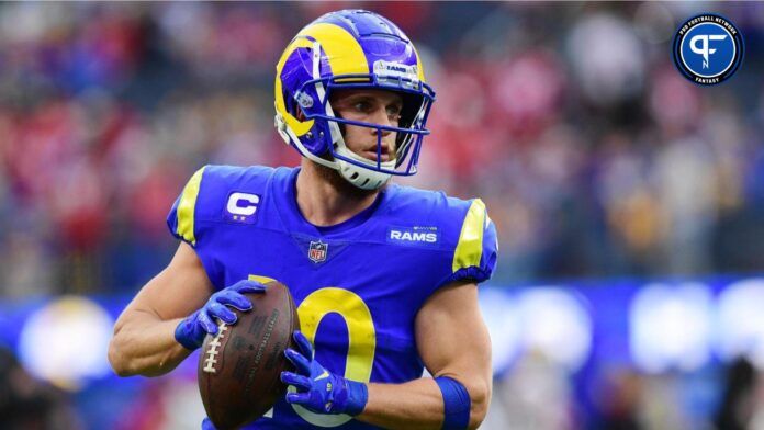 Cooper Kupp before the NFC Championship Game against the San Francisco 49ers at SoFi Stadium.