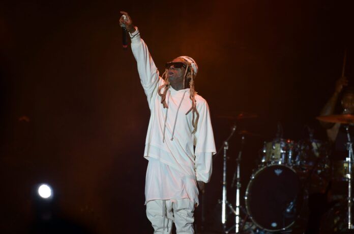 Lil Wayne is at VyStar Veterans Memorial Arena on Saturday.