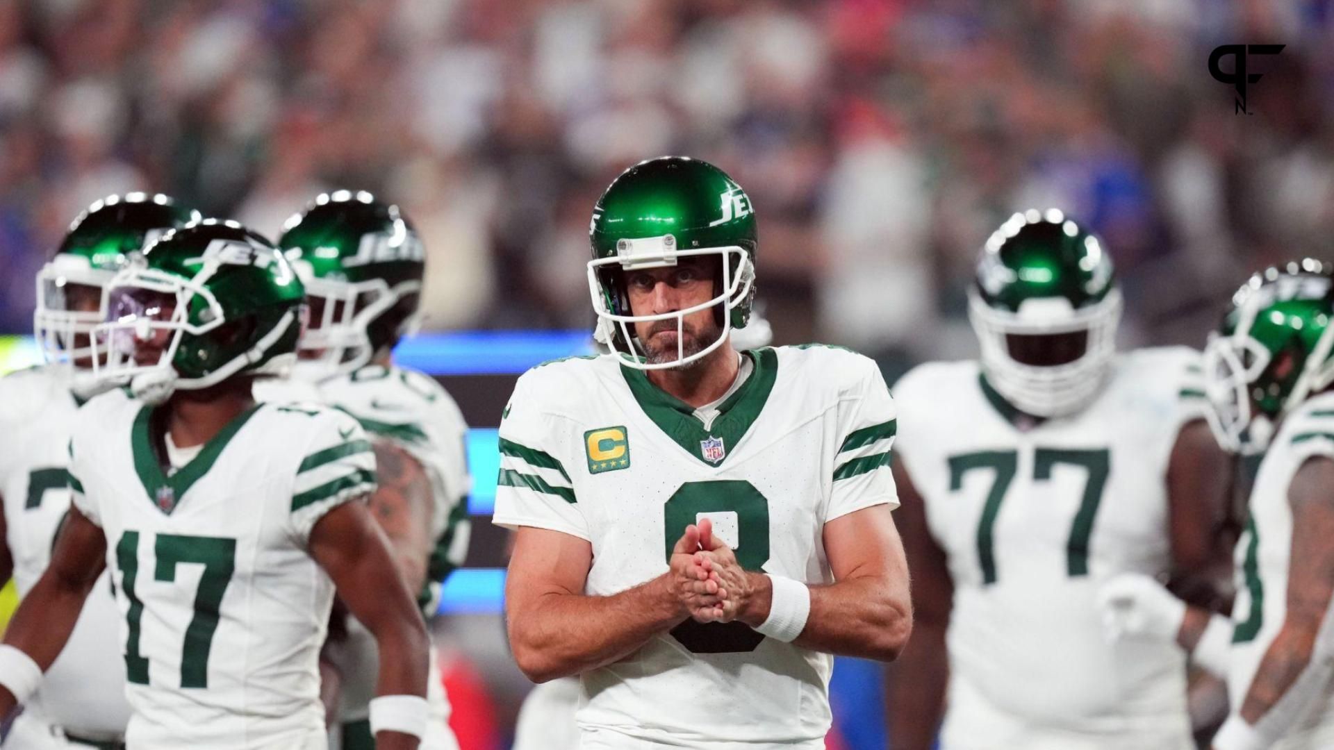 New York Jets quarterback Aaron Rodgers' season is over.