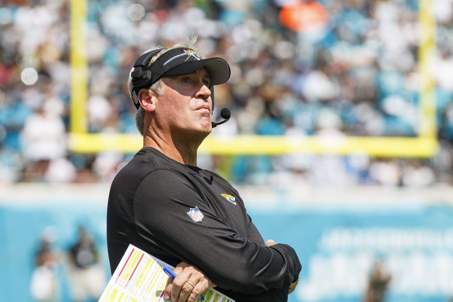 Doug Pederson against the Houston Texans during the second quarter at EverBank Stadium.