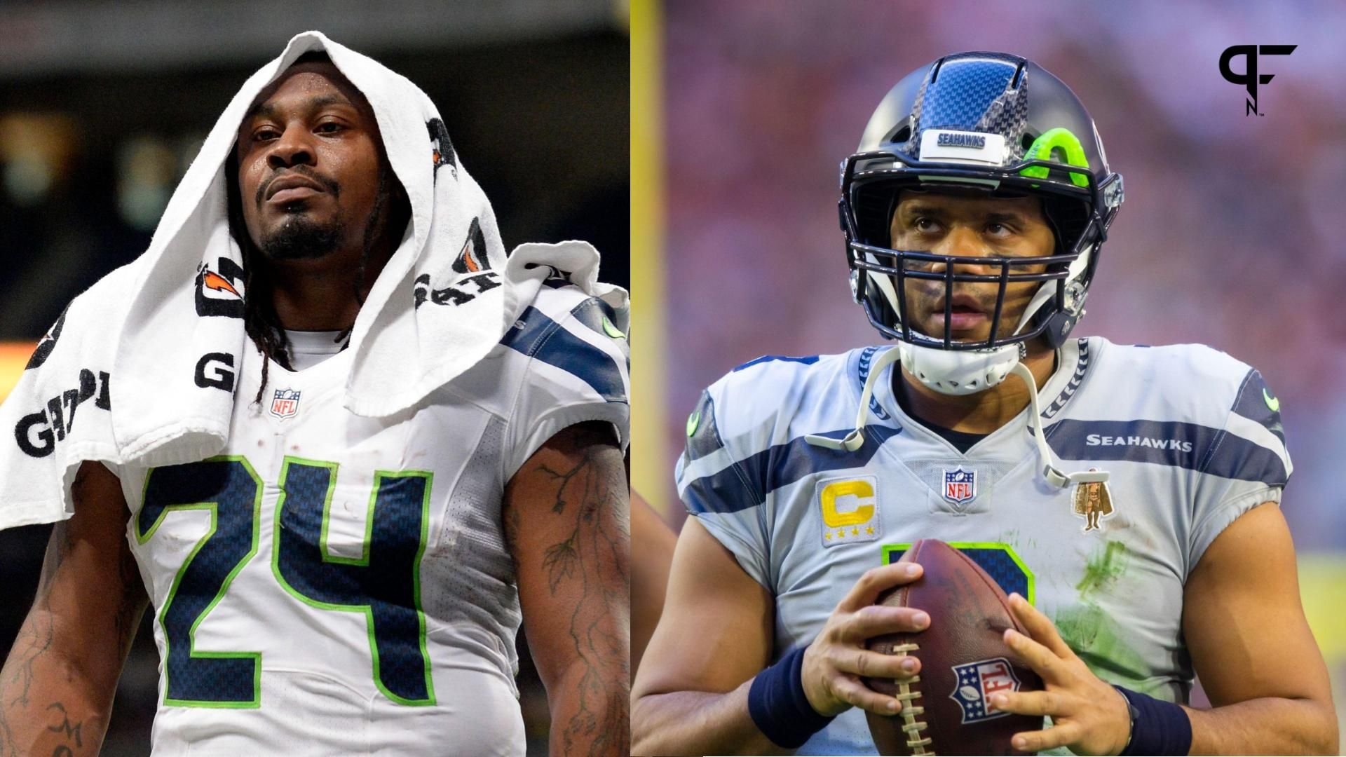 Marshawn Lynch Makes Stunning Contact Revelation Involving Ex-Seahawks Teammate Russell Wilson