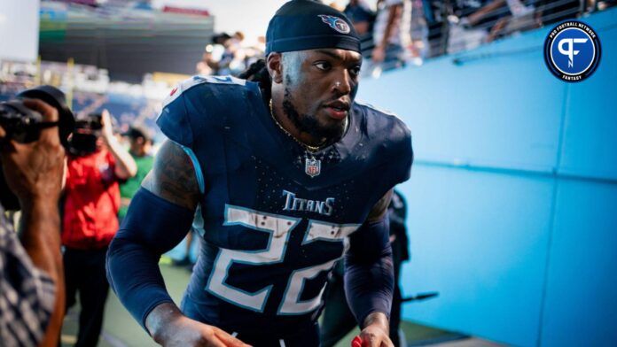 Tennessee Titans RB Derrick Henry heads to locker room after beating the Cincinnati Bengals.