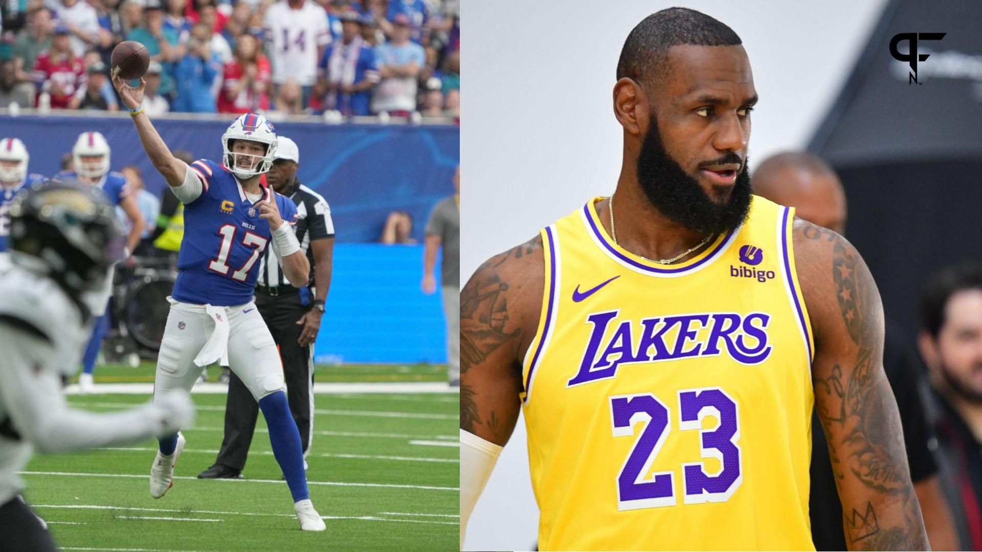 Josh Allen Yells LeBron James During Audible, NBA Star Left Confused