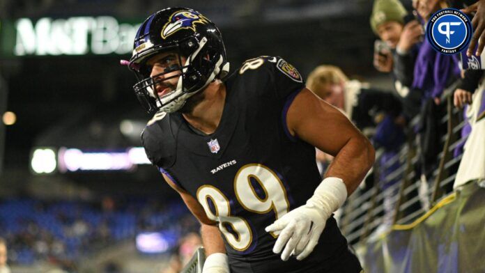 Mark Andrews (89) before the game against the Cincinnati Bengals at M&T Bank Stadium.