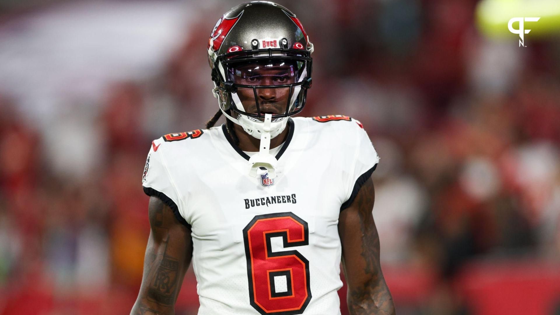 Julio Jones (6) warms yup before a game against the Kansas City Chiefs at Raymond James Stadium.