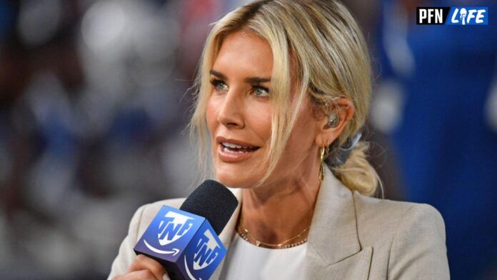 Thursday Night Football announcer Charissa Thompson before game between Philadelphia Eagles and Indianapolis Colts at Lincoln Financial Field.