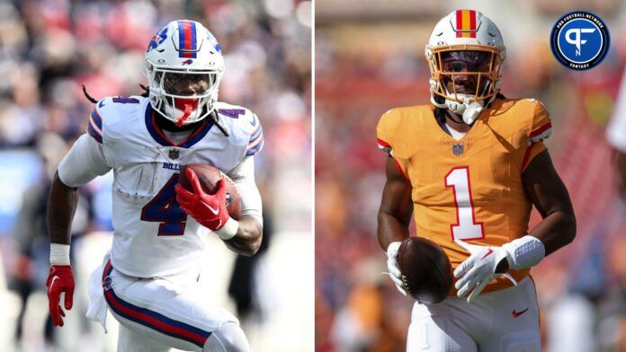 Should You Start James Cook or Rachaad White in Fantasy Football Week 8?