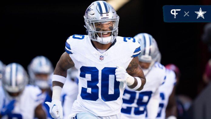 Dallas Cowboys safety Juanyeh Thomas (30) before the game against the San Francisco 49ers at Levi's Stadium.