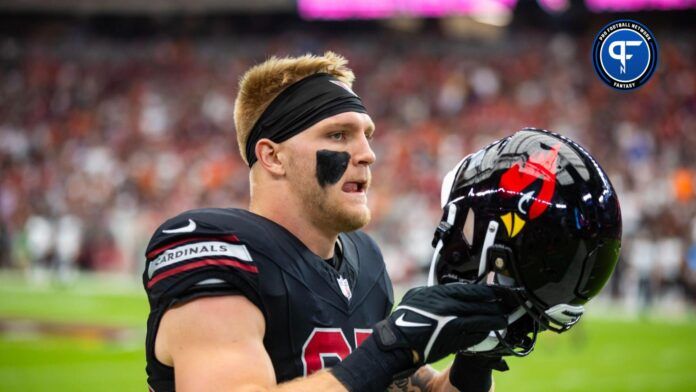 Arizona Cardinals tight end Trey McBride (85) against the Cincinnati Bengals at State Farm Stadium.