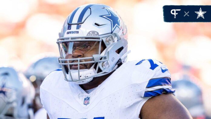 Chuma Edoga (71) before the game against the San Francisco 49ers at Levi's Stadium.