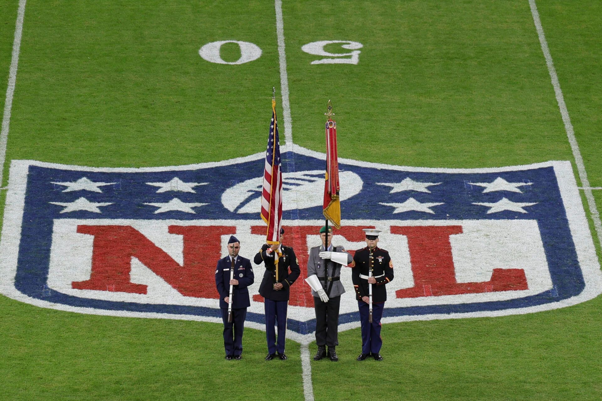 A general view of the stadium before an NFL International Series game between the Miami Dolphins and Kansas City Chiefs at Deutsche Bank Park.