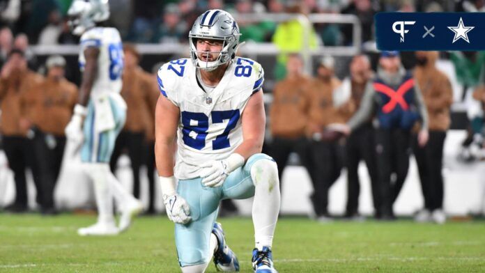 Jake Ferguson (87) against the Philadelphia Eagles at Lincoln Financial Field.