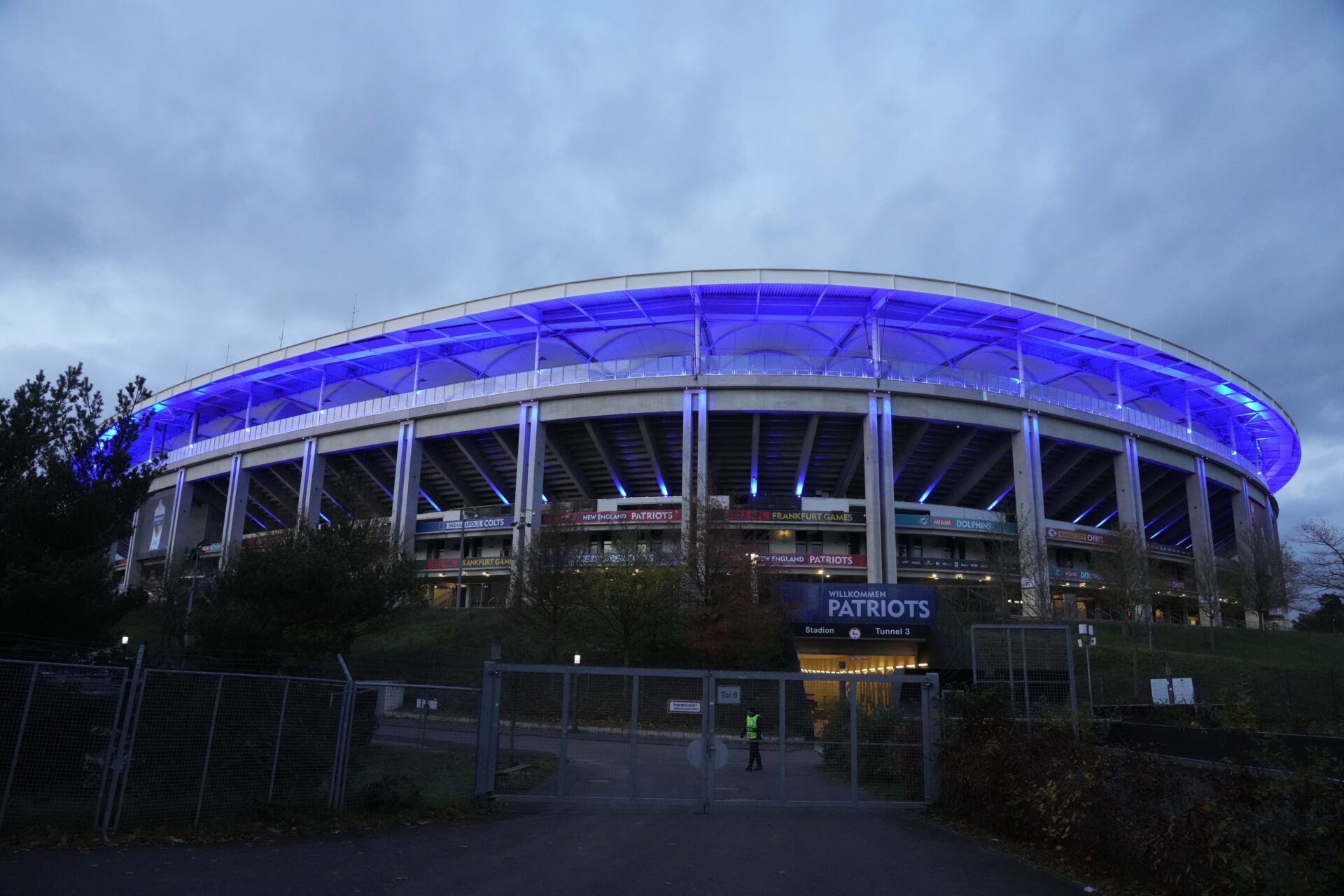 A general overall view of Deutsche Bank Park. The stadium is the site of the 2023 NFL Frankfurt Games between the Kansas City Chiefs and Miami Dolphins and the Indianapolis Colts and New England Patriots.