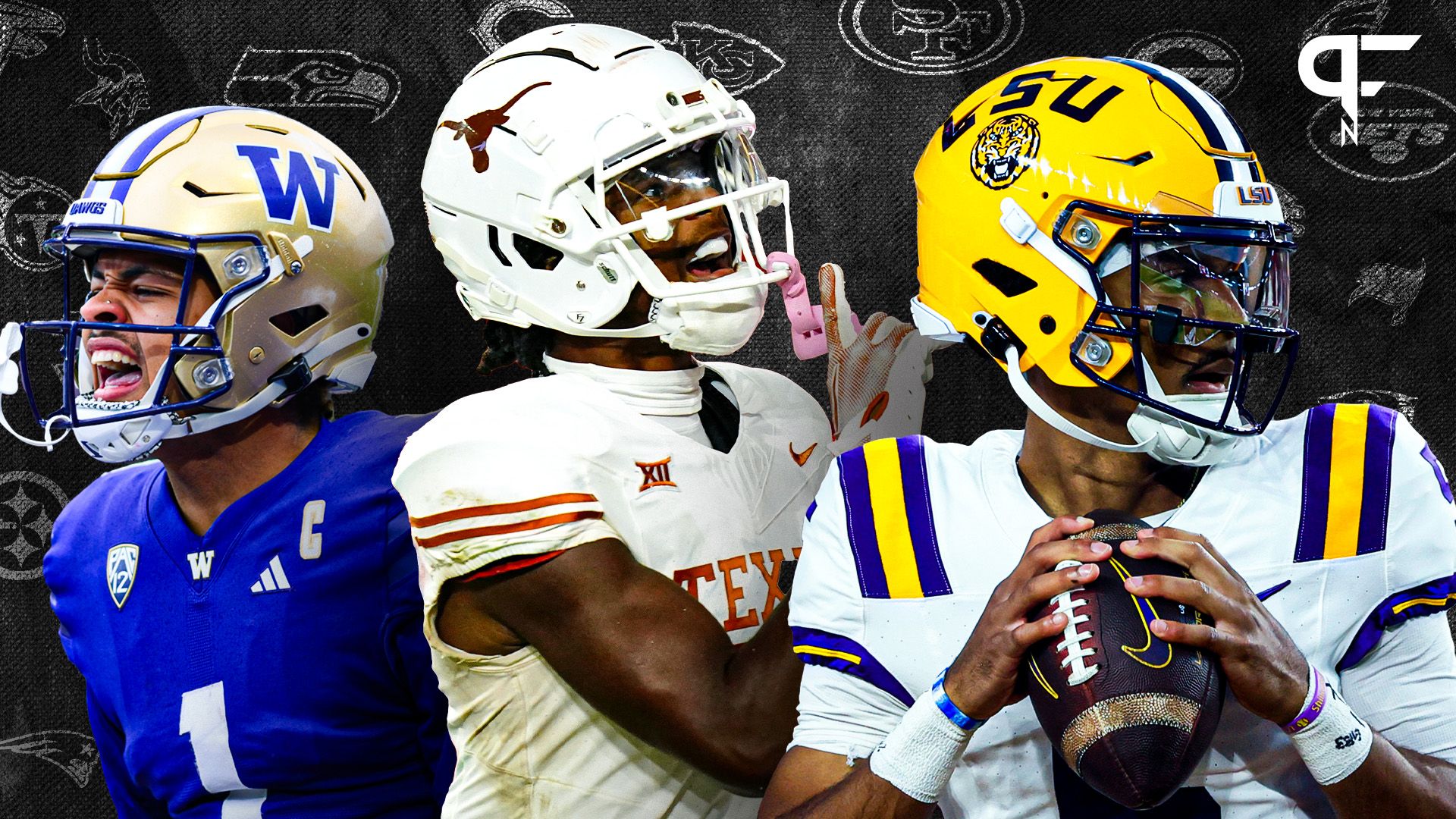 7-Round 2024 NFL Mock Draft: Jayden Daniels to the Patriots, Rome Odunze Joins Falcons, and Ladd McConkey Heads to Chiefs