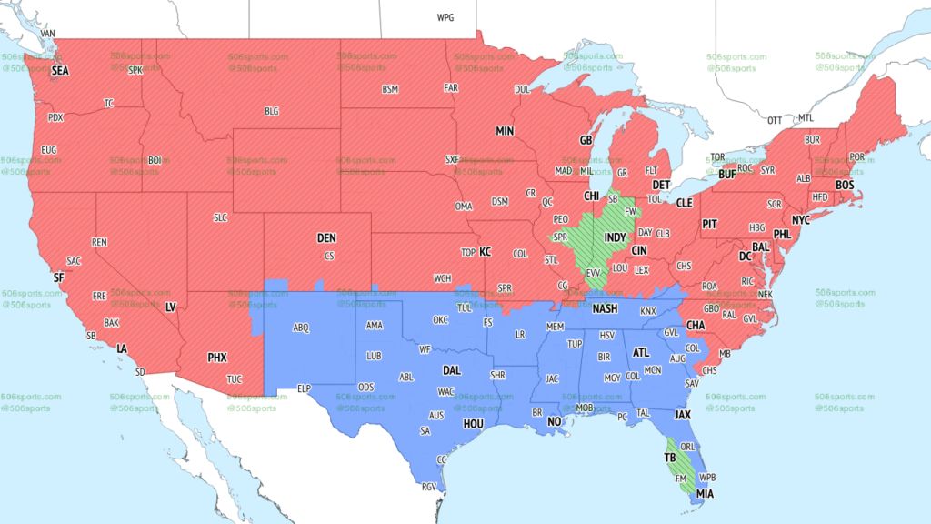 NFL Coverage Map Week 12: TV Schedule For FOX, CBS Broadcasts