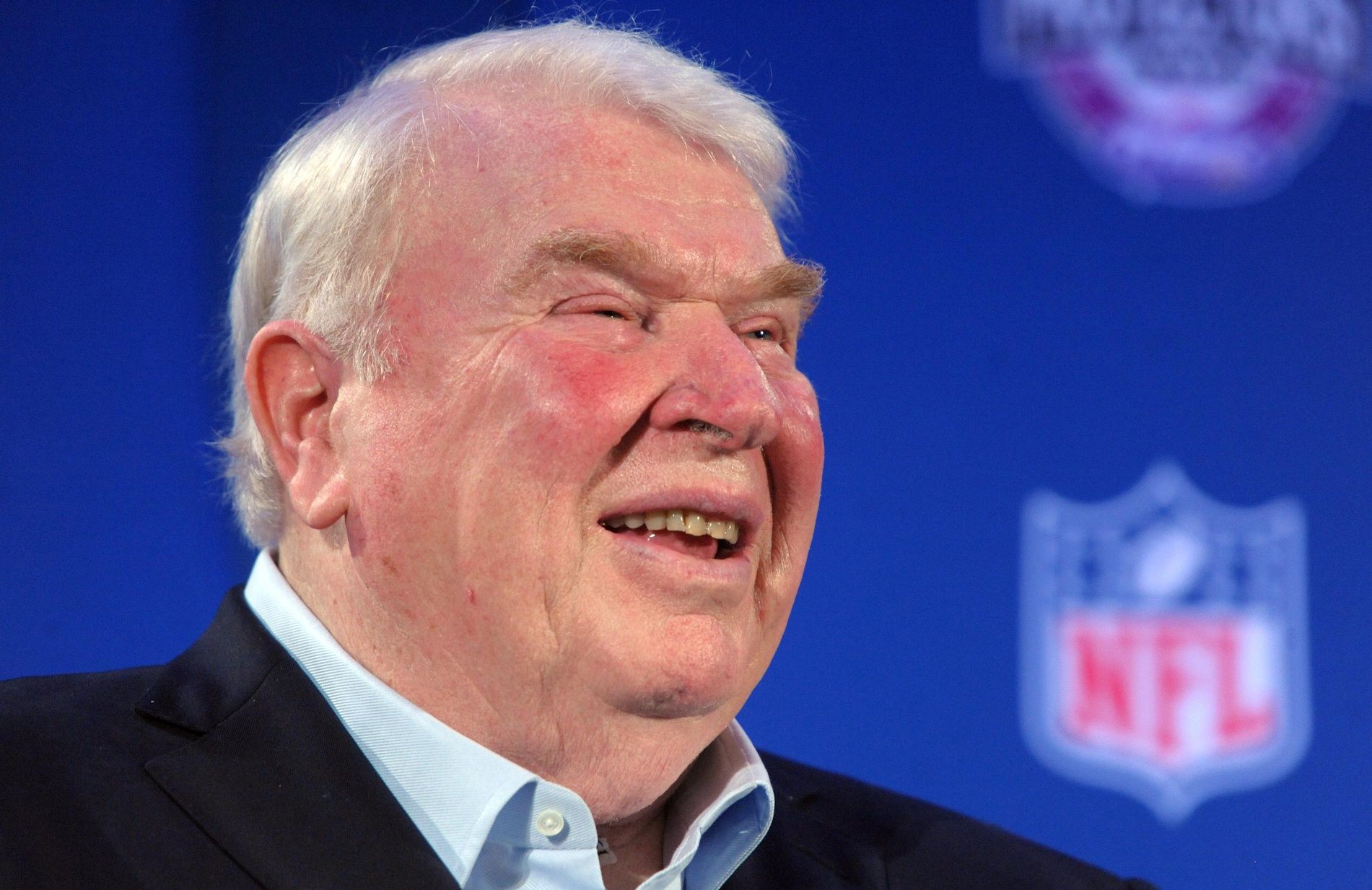 NFL former head coach John Madden during the Madden most valuable protectors award press conference at the Sheraton in downtown Dallas.