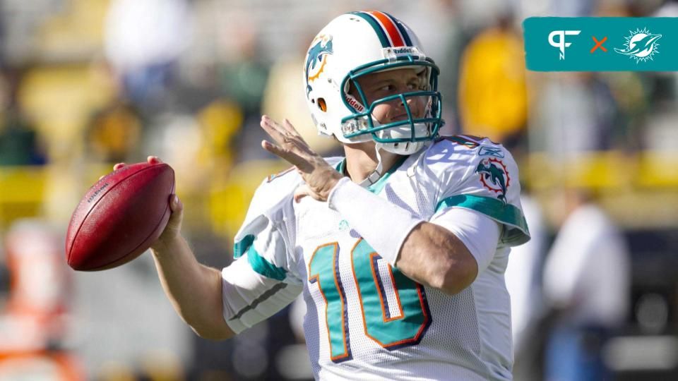 Miami Dolphins QB Chad Pennington.