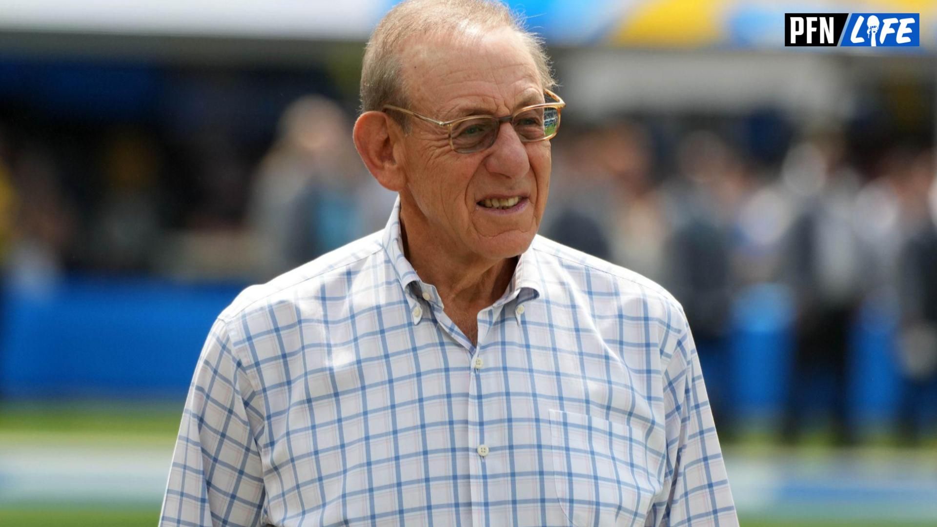 Miami Dolphins owner Stephen Ross watches from the sidelines during the game against the Los Angeles Chargers at SoFi Stadium.