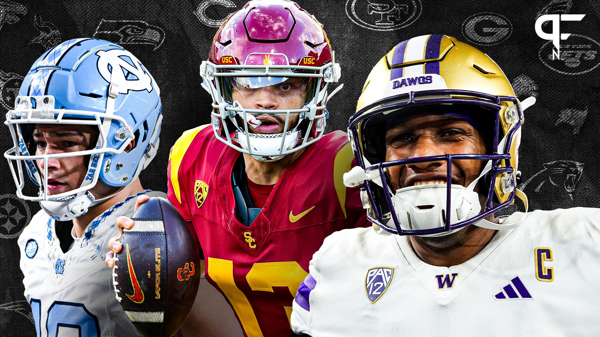 2024 NFL Mock Draft: Drake Maye, Caleb Williams Go Top 2