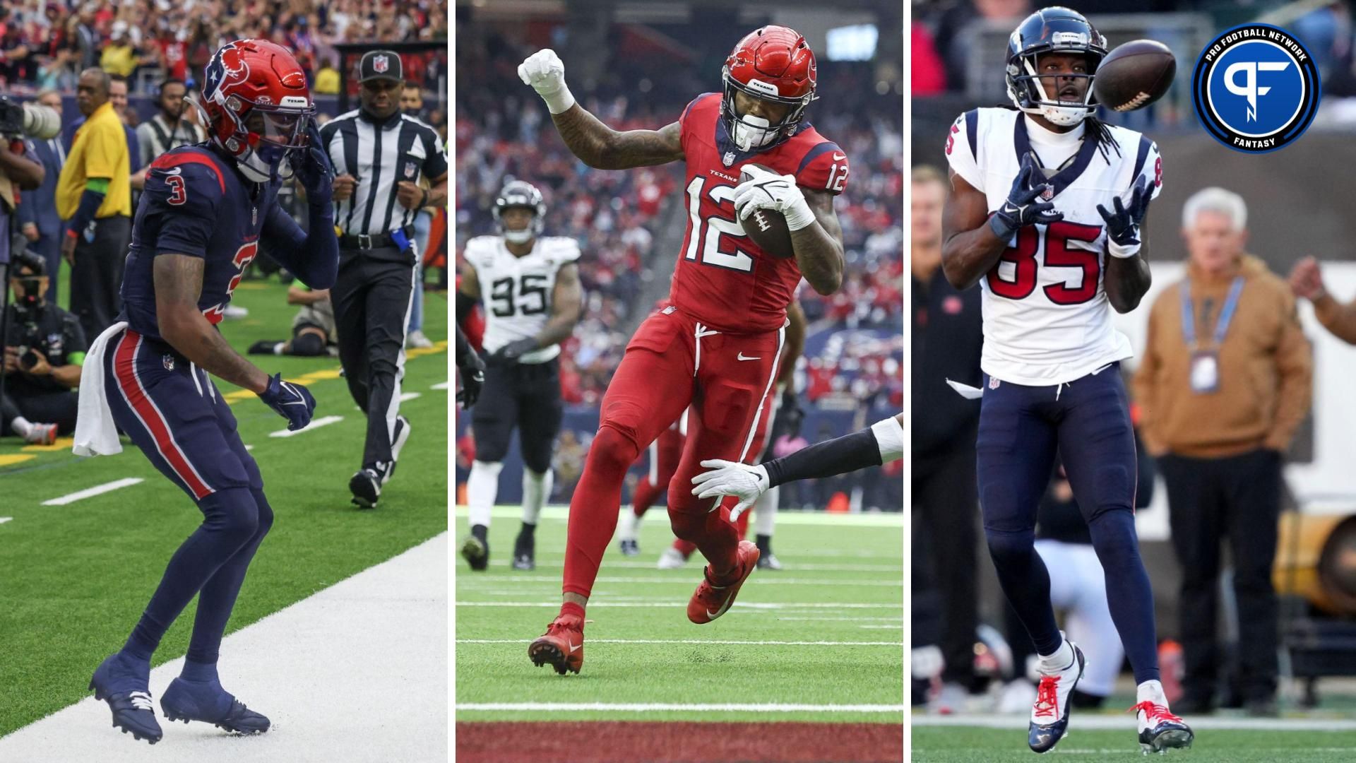 Should You Start Nico Collins, Tank Dell, or Noah Brown in Fantasy Football in Week 13?