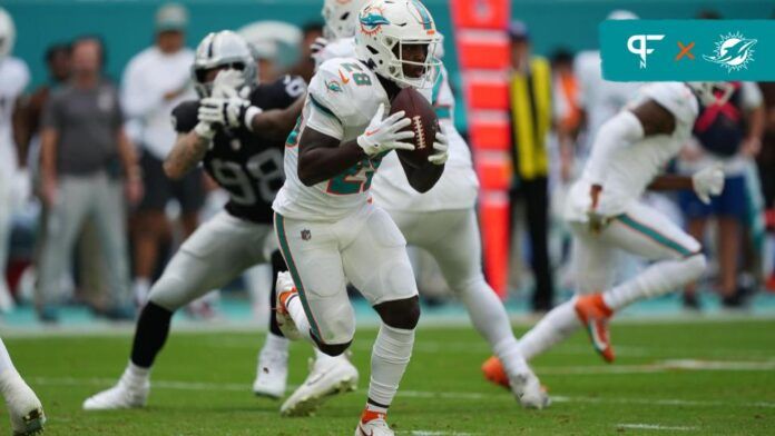 Miami Dolphins RB De'Von Achane.