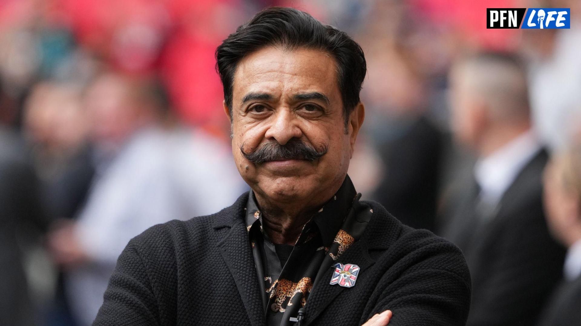 Jacksonville Jaguars owner Shad Khan (Shahid Khan) attends an NFL International Series game against the Atlanta Falcons at Wembley Stadium.