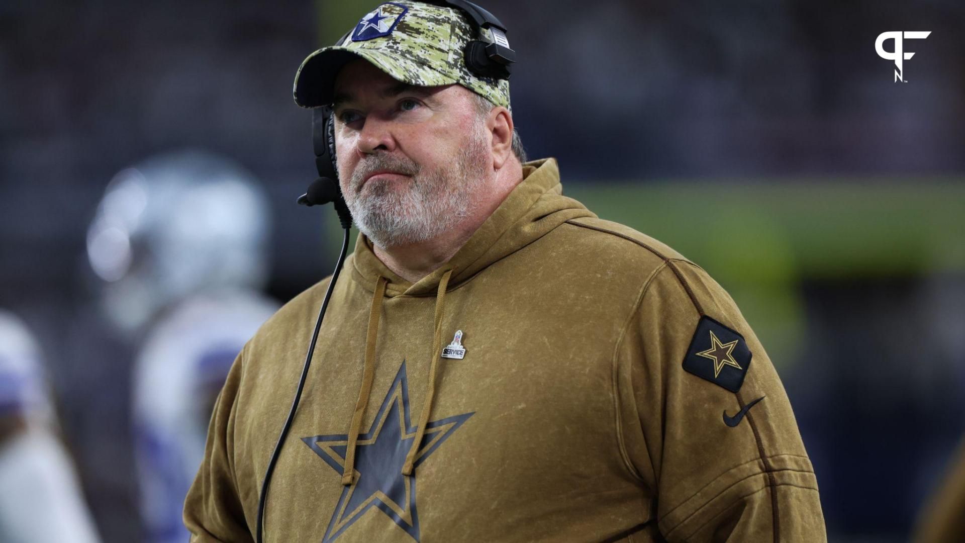 Dallas Cowboys head coach Mike McCarthy during the game against the New York Giants at AT&T Stadium.