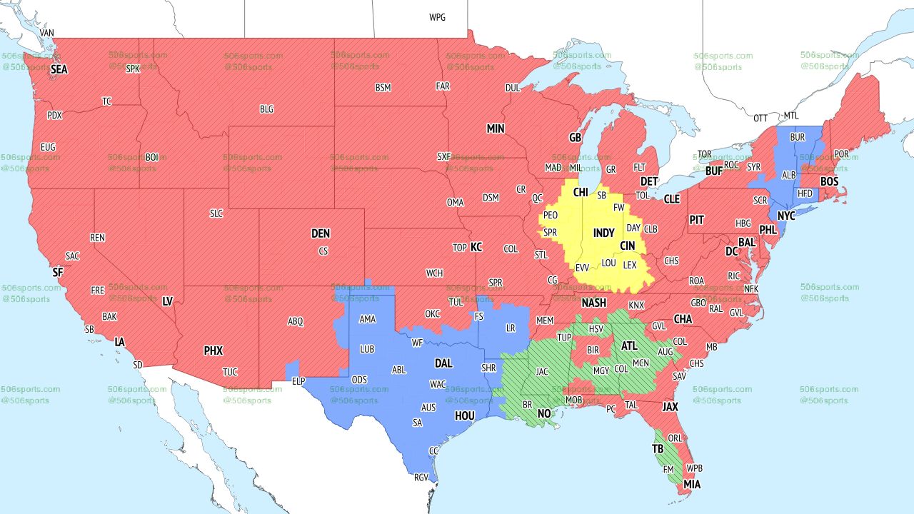 NFL Coverage Map Week 14 TV Schedule For FOX CBS Broadcasts nfl-coverage-map-week-14-tv-schedule-for-fox-cbs-broadcasts