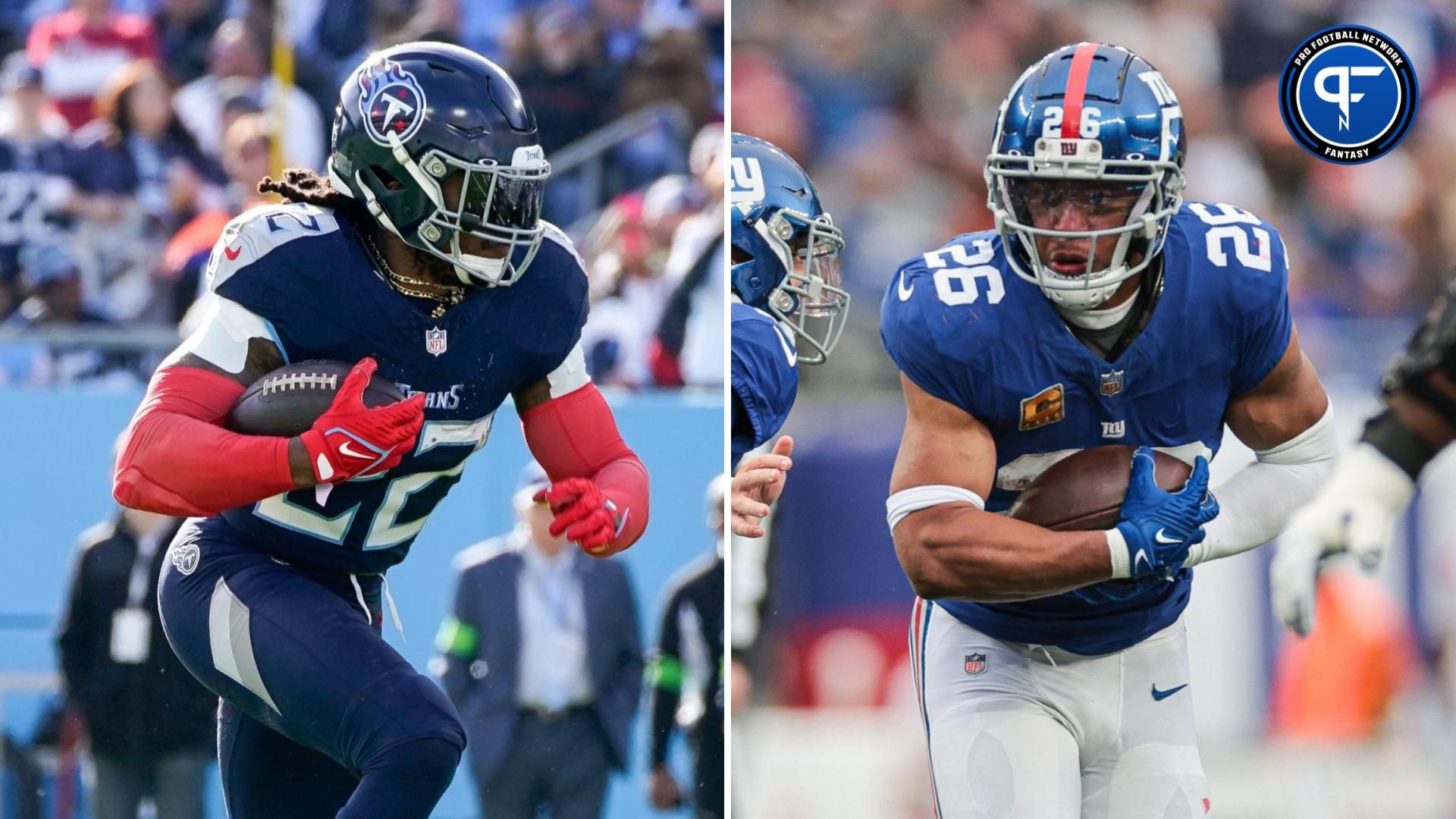 Derrick Henry and Saquon Barkley Fantasy Start/Sit Week 14: Should You Start Either the Titans or Giants RB This Week?