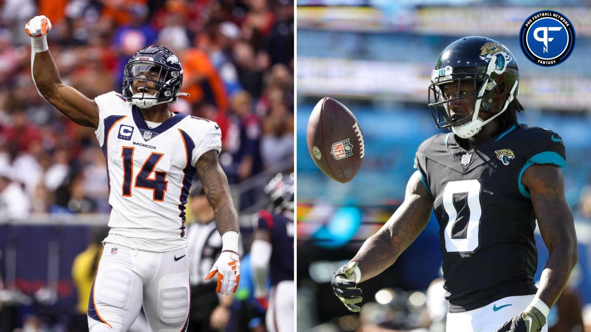 Courtland Sutton and Calvin Ridley Fantasy Start/Sit Week 14: Should You Start Either the Broncos or Jaguars WR This Week?