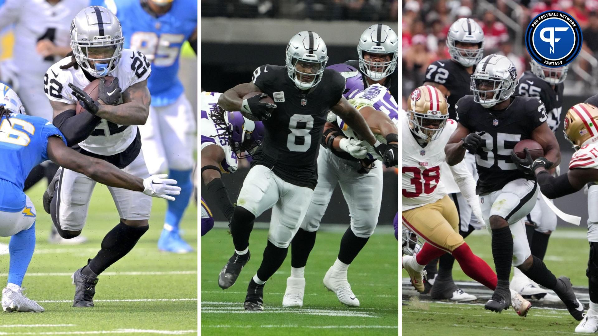 Josh Jacobs, Ameer Abdullah, and Zamir White Start/Sit Week 15: Should You Start the Raiders RBs vs. the Chargers?