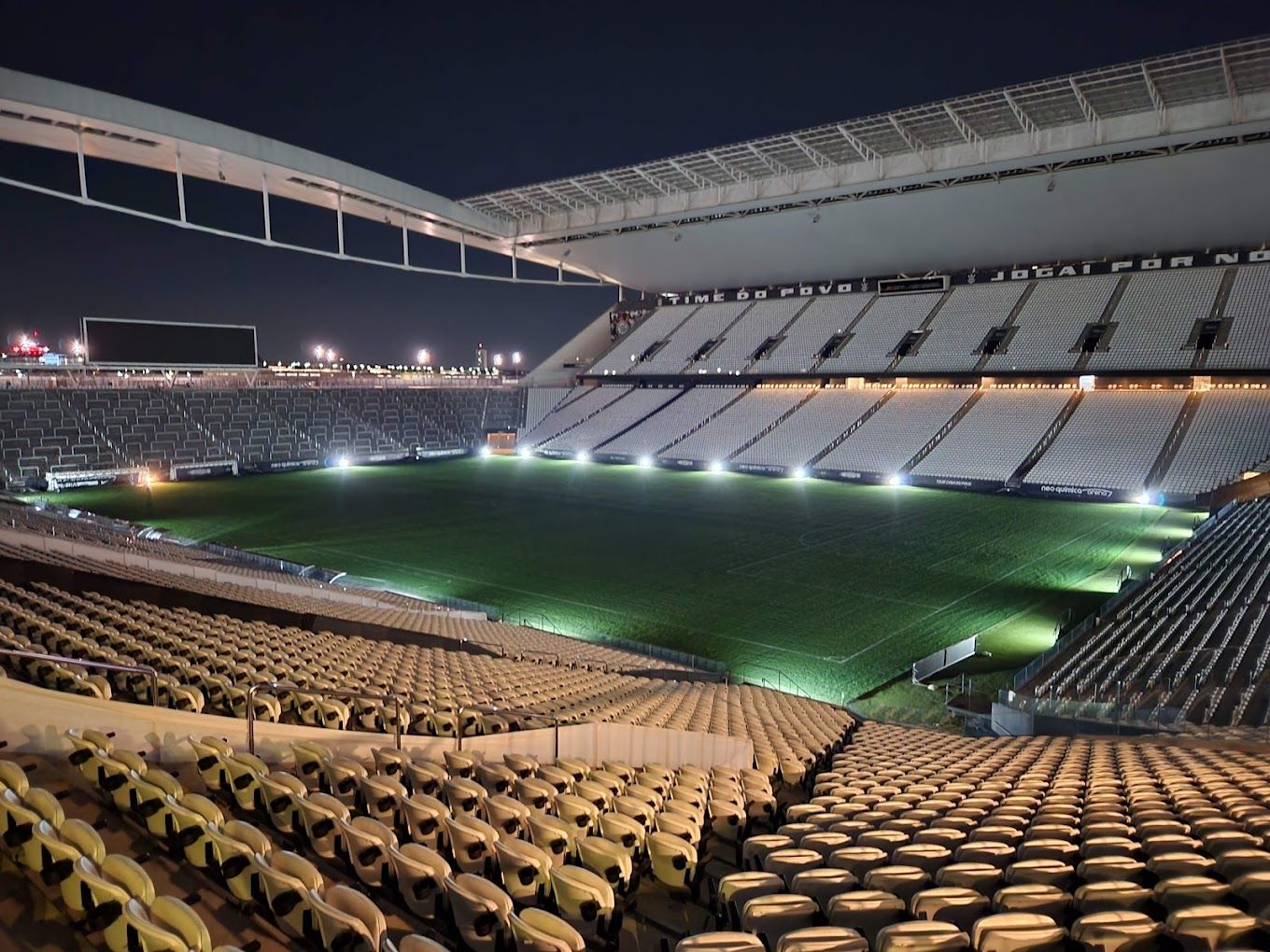 A general view of Neo Química Arena in São Paulo, Brazil.