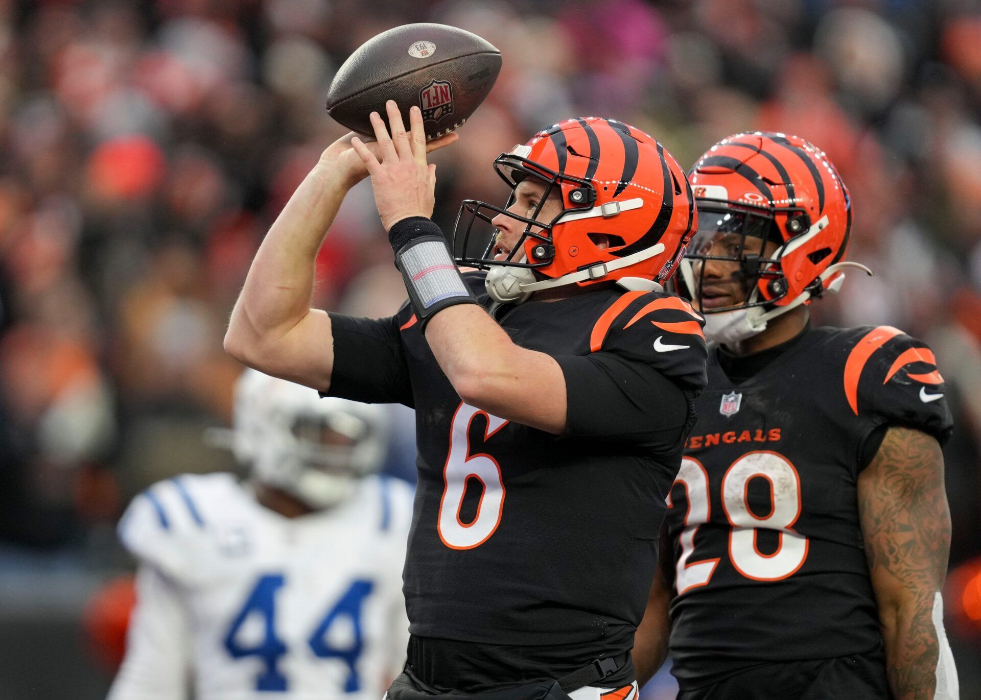 Bengals QB Jake Browning has had three consecutive games with a better than 70% completion rate.